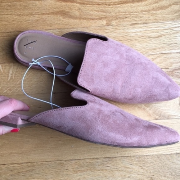 A New Day Velma Slip On Pointy Toe Mules New Pink - Picture 4 of 6